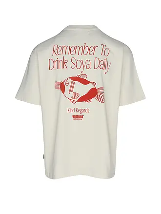 WOODBIRD | T-Shirt WBBAINE | creme